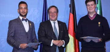 Almanya'da 4 Türk'e kahramanlık madalyası