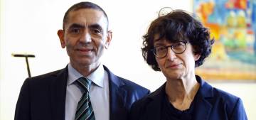 Şahin ve Türeci’ye  Almanya’nın büyük bilim ödülü verildi