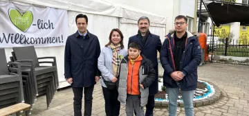 Sırakaya, Almanya'da selde zarar gören bölgeleri ziyaret etti Sırakaya, Almanya'da selde zarar gören bölgeleri ziyaret etti