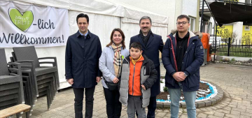 Sırakaya, Almanya'da selde zarar gören bölgeleri ziyaret etti