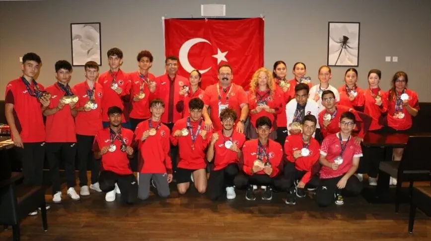 Türkiye Avrupa Gençlik Oyunları'nda 9 altın madalya kazandı