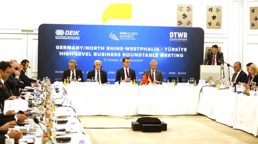 Türk-Alman ticaret hacmini geliştirmek istiyoruz Türk-Alman ticaret hacmini geliştirmek istiyoruz