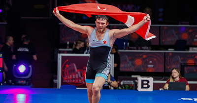 Milli güreşçi Süleyman Avrupa şampiyonu oldu Milli güreşçi Süleyman Avrupa şampiyonu oldu