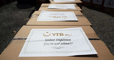 YTB 165 bin vatandaşa yardım eli uzattı YTB 165 bin vatandaşa yardım eli uzattı